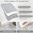 thumbnail image 5 of 6x9 Modern Plain Home Decor Washable Rug Stain Resistant Easy Cleaning Indoor Carpet Non Slip Area Rug Low Pile Floor Cover for Living Room Bedroom Office Playroom,Grey, 5 of 7