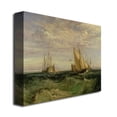 thumbnail image 2 of Trademark Fine Art "The Confluence of the Thames" Canvas Wall Art by Joseph Turner, 2 of 3