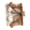 thumbnail image 3 of Women Ladies Winter Faux Fur Fingerless Gloves Soft Warm Mittens Fur Lined, 3 of 3