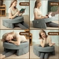 thumbnail image 4 of Reading Pillow with Large Pockets - Support for Gaming, Work, TV & Laptop Use - Perfect for Sofa, Bed or Gift, 4 of 7