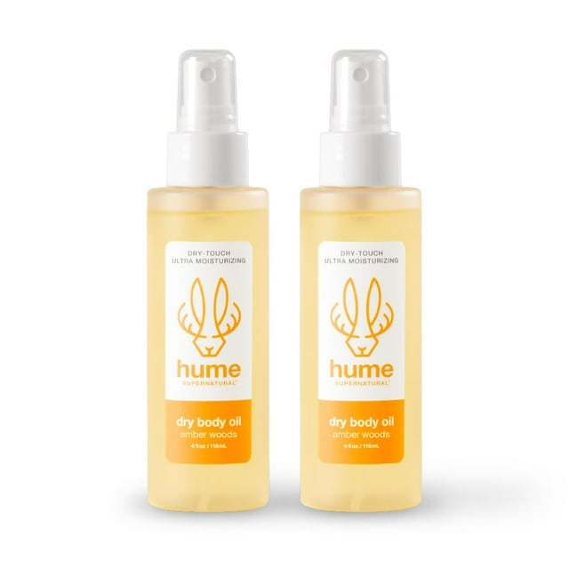 Aceite corporal seco en aerosol HUME SUPERNATURAL Supernatural Amber, paquete de 2