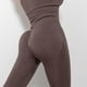thumbnail image 4 of Pantalones de yoga elásticos de cintura alta para mujer - Leggings opacos con cintura en forma de V y efecto fruncido en los glúteos, 4 of 7