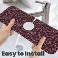 thumbnail image 6 of Kdxio Beautiful Purple Butterflies Pattern Non-Slip Diatom Mud Faucet Drain Pad,Self Absorbent Mat for Kitchen Sink for Variety Kitchen & Bathroom Countertops, 6 of 7