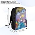 thumbnail image 4 of Rugrats Backpack Unisex Bookbag Rucksack Printing Shoulder Bag Back To School Bag Travel Hiking Daypack, 4 of 8
