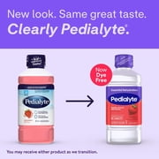 Pedialyte Essential Rehydration Electrolyte Drink, Strawberry, 1 Liter, Pack of 8