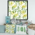 thumbnail image 3 of Designart 'Vibrant Yellow Summer Wildflowers On White' Traditional Framed Art Print, 3 of 4