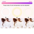 thumbnail image 2 of Led Live Streaming Ring Light Studio Fotografía Selfie Tattoo Fill Light Negro (6.5 Pulgadas) Cateissary CE002186-00, 2 of 7