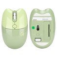 thumbnail image 4 of 2.4G Wireless Mouse, Mini Wireless Mouse Comfortable Grip Silent  2.4G Dual Mode  Slim Portable  for Tablet for Mobile Phone for Computer  Pink,Green,Blue, 4 of 7