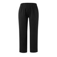 thumbnail image 5 of EDFBUYKRS Female Women Pants Casual Womens Dress Pants Petite Length Women's Solid Linen Loose and Linen Casual Pants Casual Trouser Pants Xl, 5 of 8