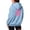 A-Sky Blue465, variant on Bibifish Womens Zip Up Hoodies Breast Cancer Awareness Ribbon Hooded Sweatshirts Relaxed Fit Long Sleeve Hooded Jackets With Pockets