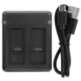 thumbnail image 3 of Dual Port Battery Charger, Camera Battery Charger, Multi-Purpose With Circuit Automatic Protection For  9 Camera Battery, 3 of 8