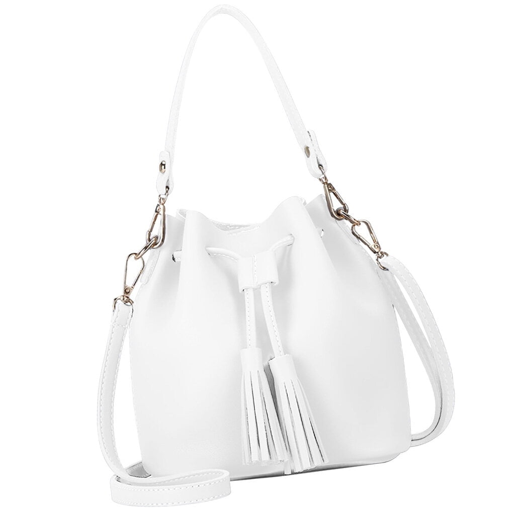 ショルダーバッグ・ポシェット ROSA DRAWSTRING SHOULDER BAG (WHITE) 5265049d-d5dc-4aa2-86f8-