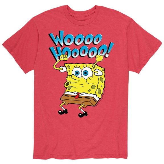 SpongeBob SquarePants - Woooo Hoooo! - Men's Short Sleeve Graphic T-Shirt