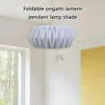 thumbnail image 2 of RUISINERY Lamp Shades Flexagon Lampshades Paper Texture Soft Lighting Decors Elegant Lighting Accessories Suitable for Bedroom, 2 of 7