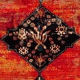 thumbnail image 6 of SAFAVIEH Vintage Hamadan Samia Traditional Area Rug, Orange/Multi, 9' x 12', 6 of 8
