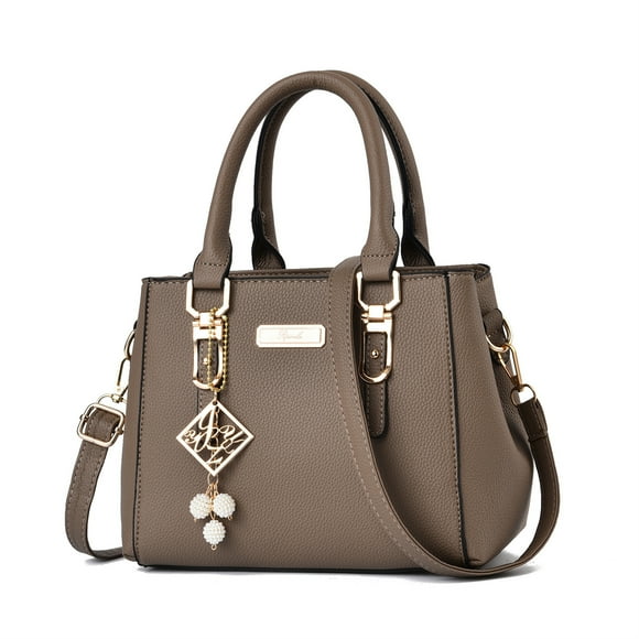 yeacher 2024 Sac à Bandoulière Tendance de Style Coréen à Grande Capacité en Cuir PU, Sac à Bandoulière Léger pour Femmes, Multicolore avec Breloque Perlée, Livraison Directe en une Seule Pièce