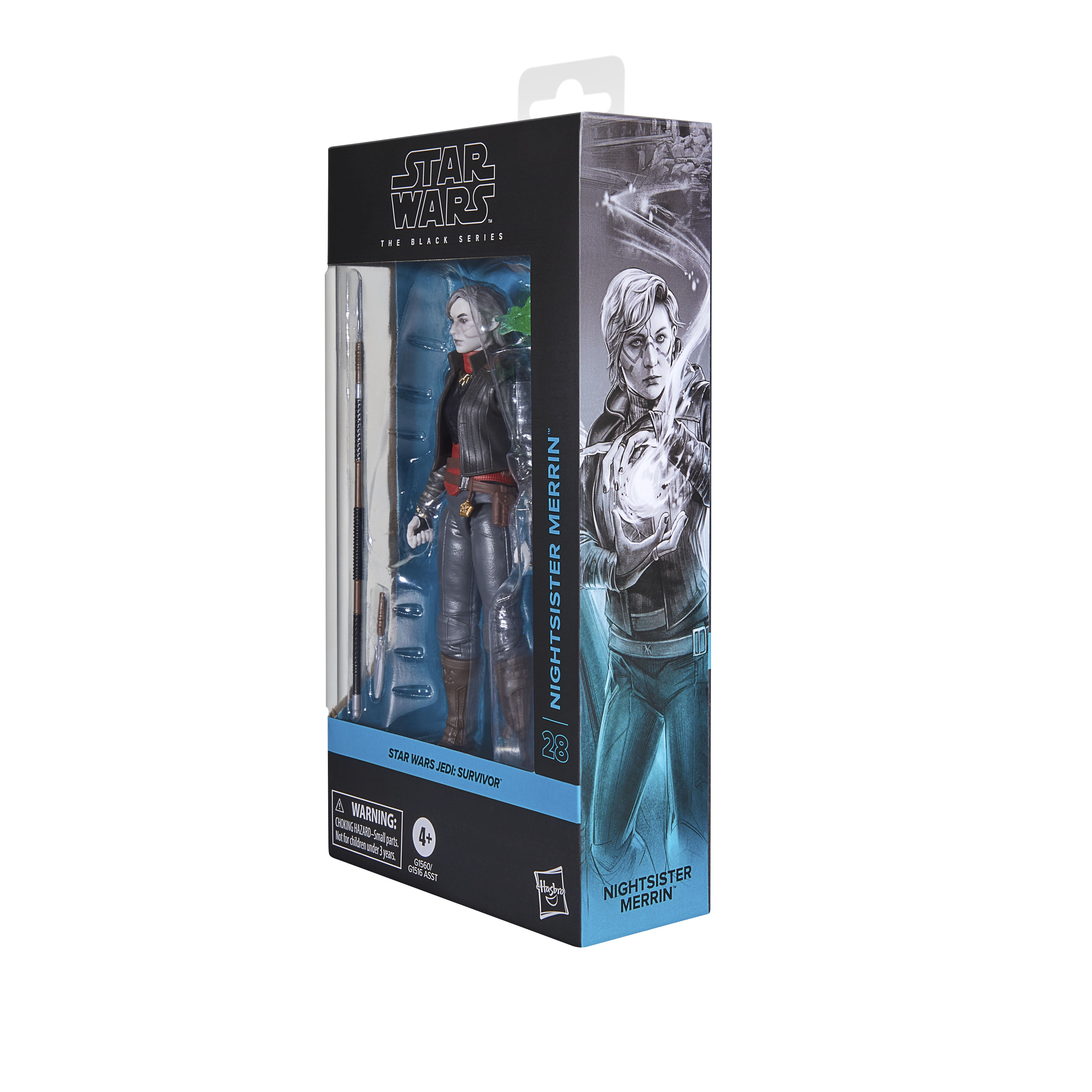 Star Wars The Black Series Nightsister Merrin, Star Wars Jedi: Survivor Collectible Action Figure 6 Inch