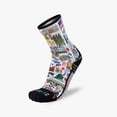 thumbnail image 2 of DC Doodle Socks (Mini-Crew) L / White, 2 of 3