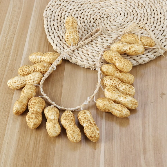 LEORX Fake Peanut Hanging Fake Peanut Ornaments Foams Photo Props Adults Education 2pcs