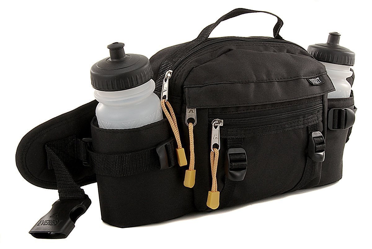 large fanny pack with water bottle holder