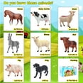 thumbnail image 6 of Animal Figurines, Big Animal Toys, 8 Pcs Farm Animals Figurines toys, Realistic Plastic Animals   Playset, Educational Learning Toy Set for Kids Toddlers, 6 of 7