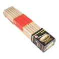 thumbnail image 1 of 12 pares de baquetas de madera de arce 7A para principiantes, accesorios de percusión de banda de Rock para estudiantes, 1 of 12