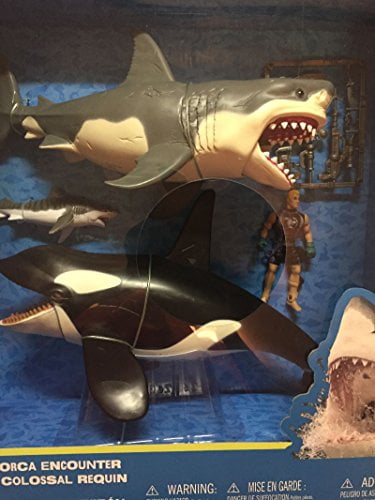 animal planet shark and killer whale toys