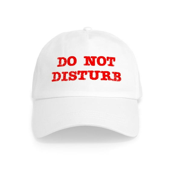 CafePress - Do Not Disturb Cap - Adjustable 100% Brushed Unisex Casual Cotton Baseball Cap, Beige, 1