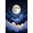 Blue, Pattern 7, variant on ODIKA 8'x10' Washable Area Rug Space Star Galaxy Constellation Map With Cosmic Night Sky Design for Dining Room, Large Office, Lounge, Non-Slip Chair-Friendly Mat