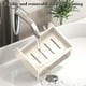 thumbnail image 5 of Accesorios de baño Ventosa Jabonera Baño Sin Perforar Pared - Espacio Aluminio Estante de Almacenamiento para Baño Caja de Secado de Jabón Soporte para Jabón Jabonera de Plástico, 5 of 6