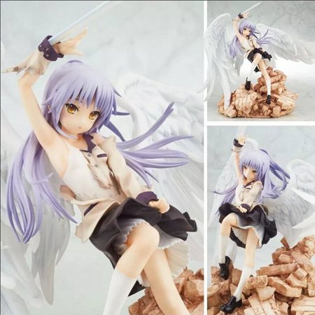 24cm Anime Angel Tachibana Kanade Pvc Action Figure Collectible Model Toys Doll Gifts