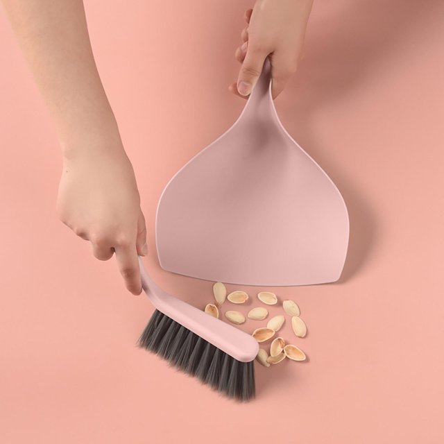 Xihbxyly Mini Recogedor de Polvo, Diseño Compacto para Una Limpieza Fácil, Cerdas de Alta Densidad para Un Rendimiento Óptimo, Apilable y Compacto, Ideal para Escritorios y Uso Doméstico, Tamaño 29 X