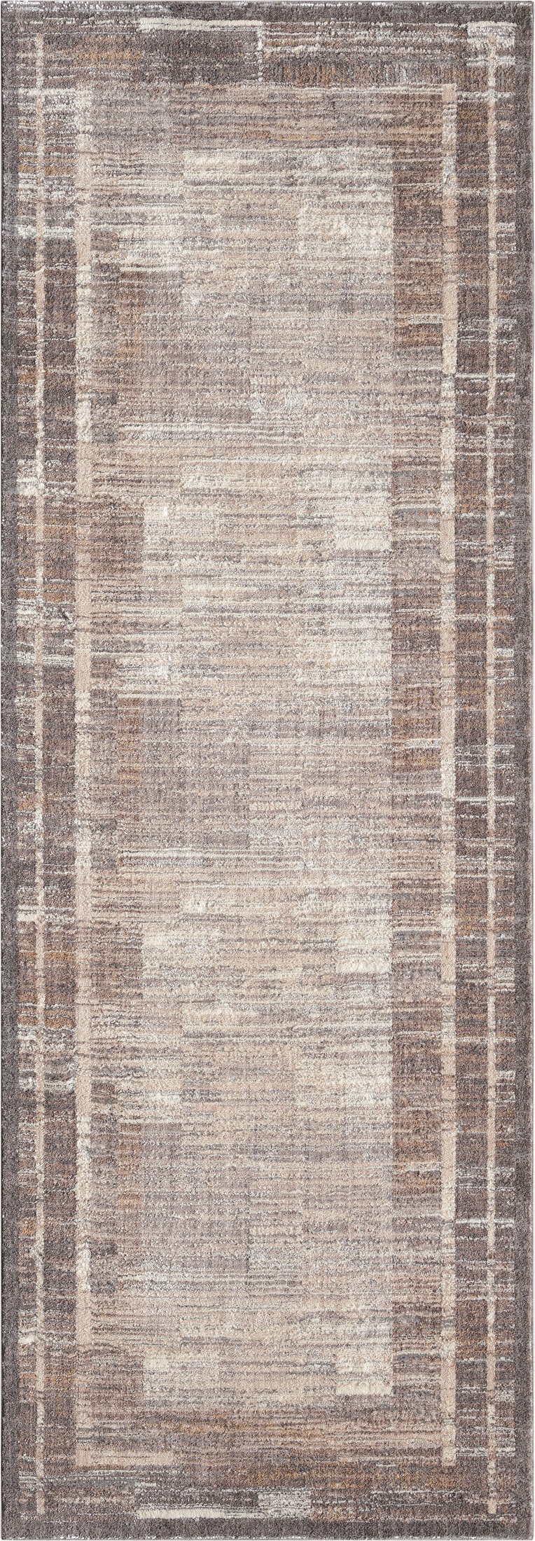 United Weavers Utopia Alden Contemporary Abstract Runner Rug, Grey, 2'7" x 7'2"