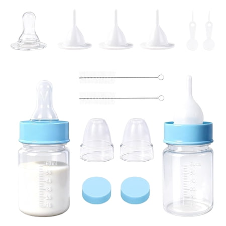 Feeding Bottle Includes Replaceable Nipples Graduated Feeding Bottles For Small Kittens Dogs Hamsters
