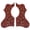 Brown, variant on YAHHU Acoustic Guitar Pickguard Plate Set, 2 Pieces Plastic Scratch Guard Accessory Replacement Parts, Professional Grade Instrument Protection, Solid Black Color (8.66 inches / 22.0 cm Length)