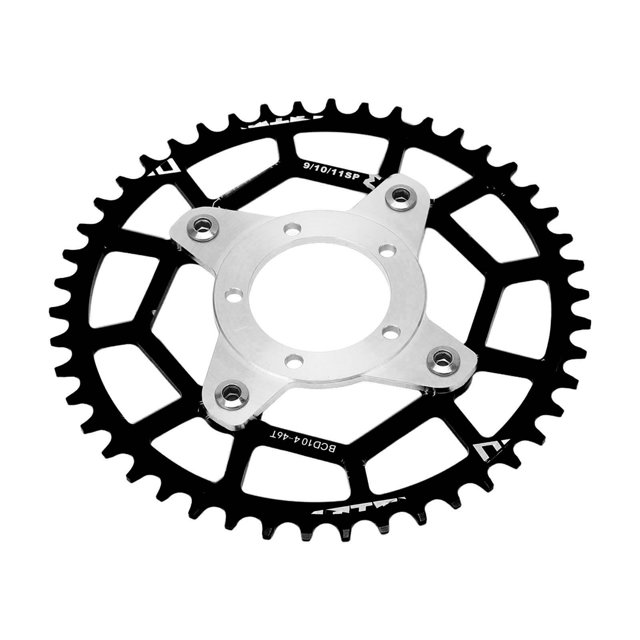 Adaptador de araña de plato, adaptador de engranaje de bicicleta, adaptador de motor medio de bicicleta, adaptador de piñón BCD confiable y duradero