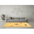 thumbnail image 3 of Ahgly Company Indoor Square Solid Brown Modern Area Rugs, 3' Square, 3 of 4