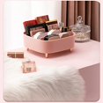 thumbnail image 4 of Organizador de maquillaje, vitrina compacta de escritorio para el cuidado de la piel, paleta de 4 espacios, soporte de almacenamiento de cosméticos para paleta de sombra de ojos(rosa) brillar Electrónica, 4 of 5
