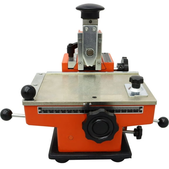 Techtongda Semi-Automatic Sheet Embosser Metal Stamping Printer Mark Machine 4mm