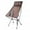 Coffee, variant on Pebbuoy Outdoor Folding Moon Chair with Headrest Side Pocket Aluminum Alloy Frame Heavy Duty Lightweight Portable Camping Backpacking Hiking Collapsible Chair