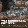 thumbnail image 2 of Maelstrom Military Tactical Work Waterproof Boots with Side Zipper, Black, Size 13M, 2 of 7