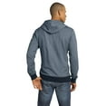 thumbnail image 3 of District Made DM390 Mens Mini Stripe Full Zip Hoodie., 3 of 3