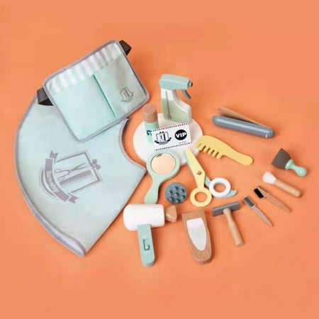 

Set Pretend Hair Salon Beautymakeup Kit Play Hairstyling Kiddress Hairdressing Styling Kids Dryer Girls Stylist Toys