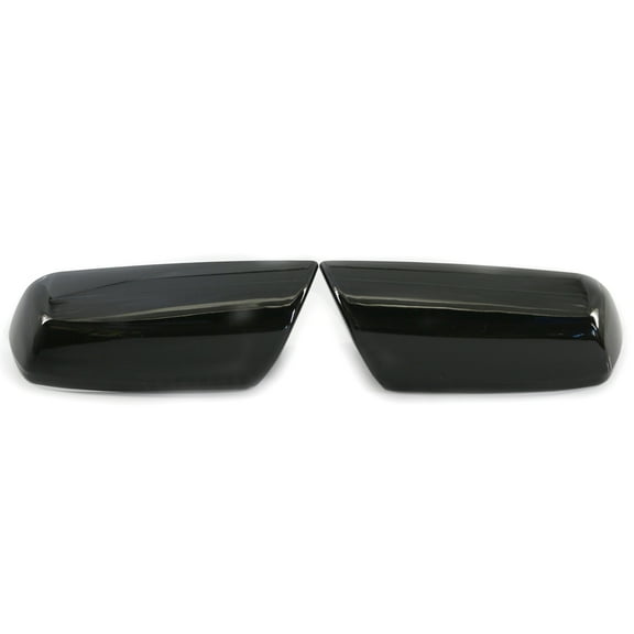 Upgrade Your Impala’s Exterior: Glossy-Black Side Door Mirror Cover Overlay - Replacement for Chevy Impala 2014-2020 - Enhance the Look of Your Side Mirrors