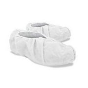 SAS Shoe Covers, Polypropylene Hygienic Shoe Covers W/ Elastic Ankles and Slip-Resistant Soles | Indoor Outdoor Shoe Covers for Workplace, Automotive, Healthcare and More (Large)
