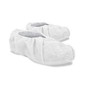 SAS Shoe Covers, Polypropylene Hygienic Shoe Covers W/ Elastic Ankles and Slip-Resistant Soles | Indoor Outdoor Shoe Covers for Workplace, Automotive, Healthcare and More (Large)