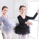 thumbnail image 3 of Traje de ballet para niños, traje de práctica de danza del cisne para niñas, traje de baile para festivales, falda de ballet para actuación, 3 of 5
