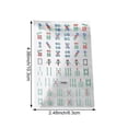 thumbnail image 7 of Vjnyvs Nail Art Stickers Decals 1 Sheets Self Adhesive Chinese Mahjong Design Manicure Tips Nail Art Design Decor Accessories for Women, 7 of 7