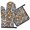Baseballs and Shoes, variant on Baseballs and Words Blue Pattern Oven Mitts and Pot Holder Sets 1 Pcs for Kitchen Baking, Cooking and Grilling, Heat Resistant Up To 392 °F