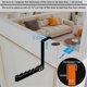 thumbnail image 4 of 2 Pack over the Door Hooks Hanger, Sturdy Foldable over Door Drying Rack for Clothes, Coats, and Towels, 4 of 5